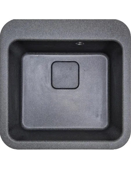 Мойка для кухни из гранита Adamant Exist графит, 500х500х190 мм - 1