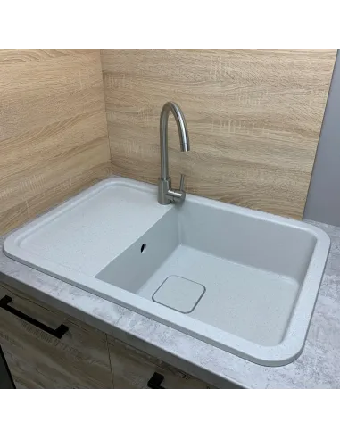 Мойка для кухни из гранита Adamant Existence Old Stone, 775х505х190 мм - 3