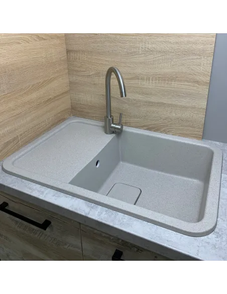 Мойка для кухни из гранита Adamant Existence Terra, 775х505х190 мм - 3