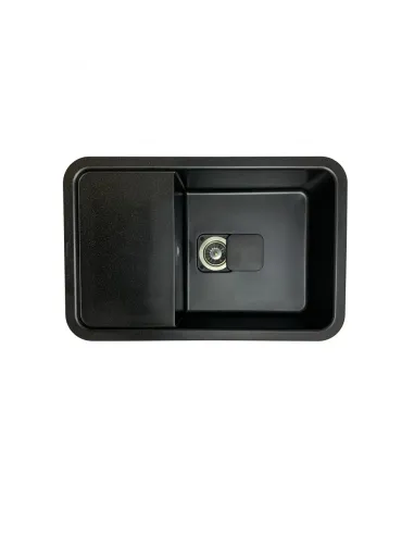 Мойка для кухни из гранита Adamant Existence черная, 775х505х190 мм - 2