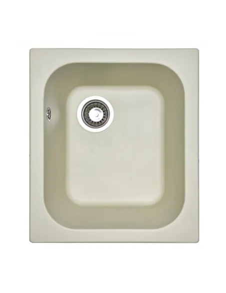 Мойка для кухни из гранита Adamant Compacta Ivory, 430х500х200 мм - 1