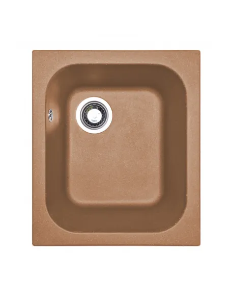 Мойка для кухни из гранита Adamant Compacta Terracotta, 430х500х200 мм - 1