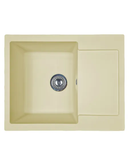 Мойка для кухни из гранита Adamant Minimal Ivory, 615х495х200 мм - 1