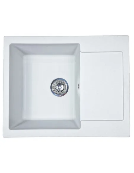 Мойка для кухни из гранита Adamant Minimal белая, 615х495х200 мм - 1