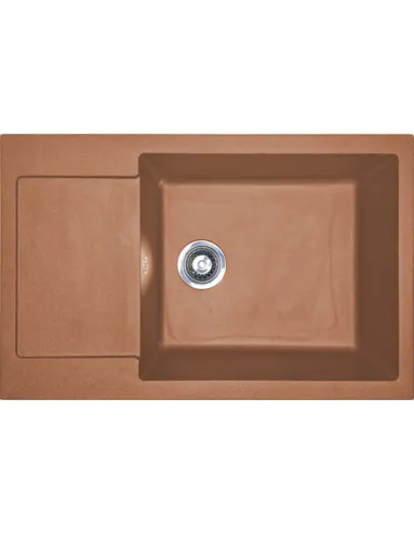 Мойка для кухни из гранита Adamant General Terracotta, 775х495х200 мм - 1