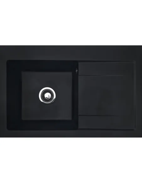 Мойка для кухни из гранита Adamant Stark антрацит, 795х505х180 мм - 1