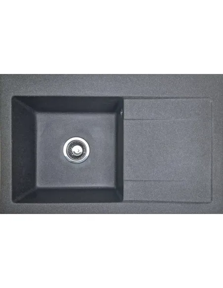 Мойка для кухни из гранита Adamant Stark серая, 795х505х180 мм - 1