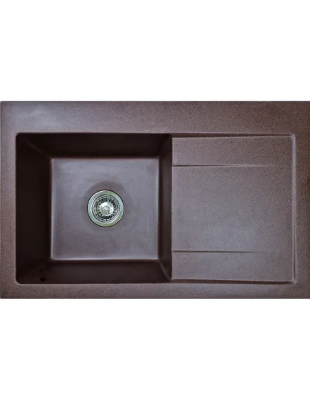 Мойка для кухни из гранита Adamant Stark Mokko, 795х505х180 мм - 1