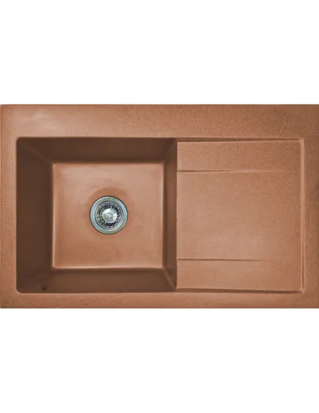 Мойка для кухни из гранита Adamant Stark Terracotta, 795х505х180 мм - 1