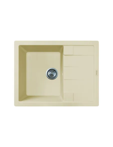 Мойка для кухни из гранита Adamant Anila Ivory, 645х495х200 мм - 1