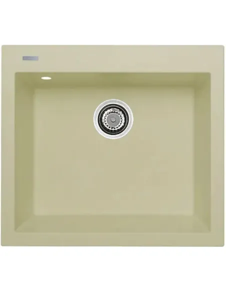 Мойка для кухни из гранита Adamant Univer Ivory, 560х500х200 мм - 1