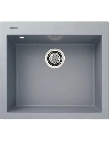 Мойка для кухни из гранита Adamant Univer светло-серая, 560х500х200 мм - 1