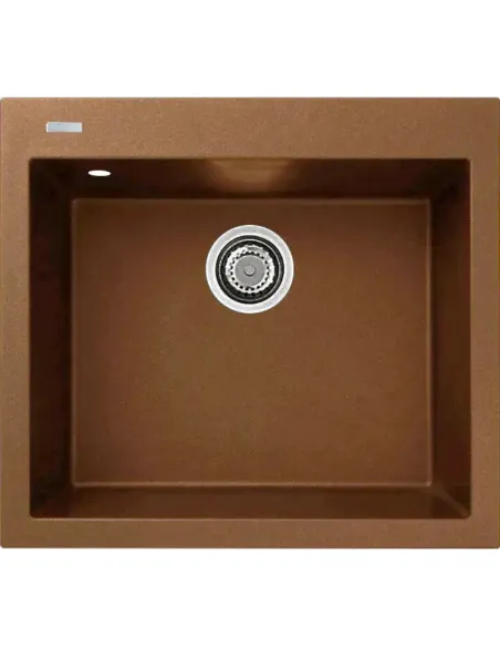 Мойка для кухни из гранита Adamant Univer Terracotta, 560х500х200 мм - 1