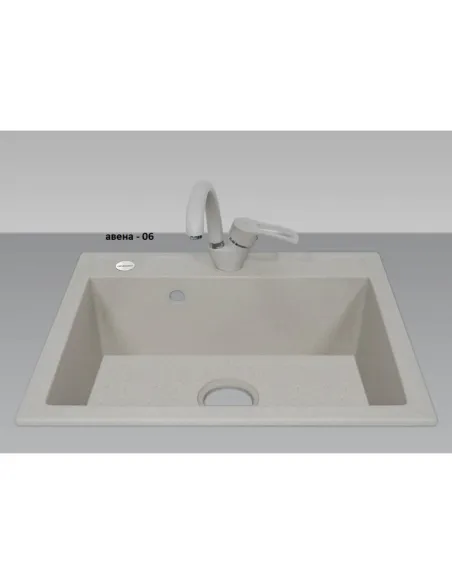 Мойка для кухни из гранита Adamant Prizma Avena, 590х495х201 мм - 2