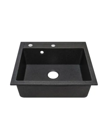 Мойка для кухни из гранита Adamant Prizma графит, 590х495х202 мм - 2