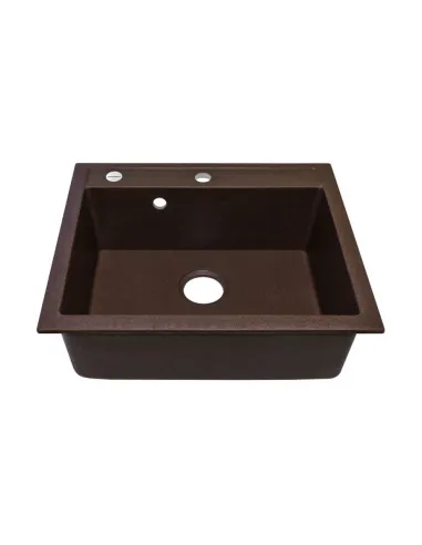 Мойка для кухни из гранита Adamant Prizma Mokko, 590х495х204 мм - 2