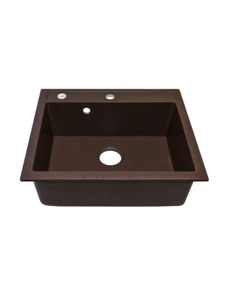 Мойка для кухни из гранита Adamant Prizma Mokko, 590х495х204 мм - 2