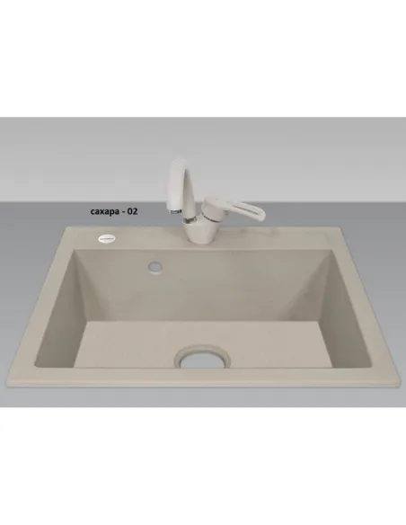 Мойка для кухни из гранита Adamant Prizma сахара, 590х495х205 мм - 2