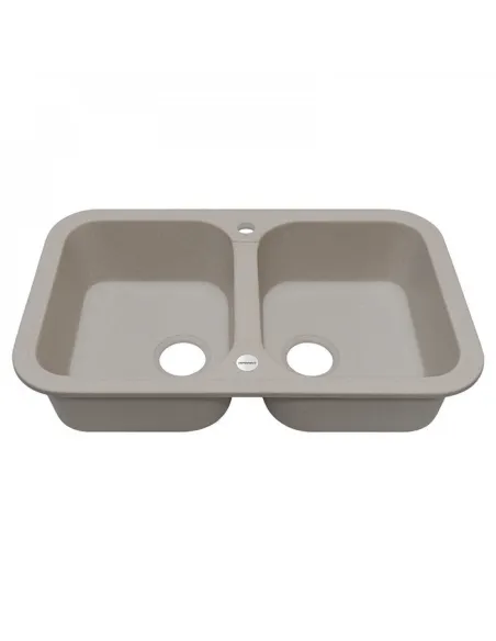 Мойка для кухни из гранита Adamant Twins Avena, 765х470х190 мм - 2