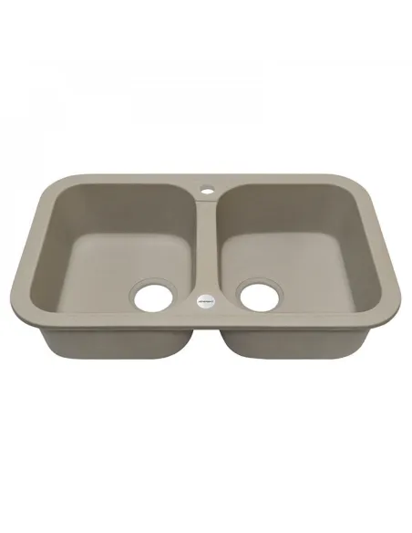 Мойка для кухни из гранита Adamant Twins сахара, 765х470х190 мм - 2