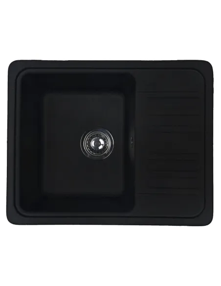 Мойка для кухни из гранита Adamant Small антрацит, 570х455х180 мм - 1