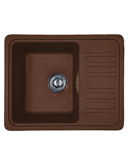 Мойка для кухни из гранита Adamant Small Mokko, 570х455х180 мм - 1