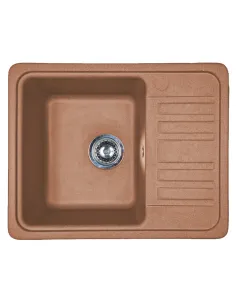Мойка для кухни из гранита Adamant Small Terracotta, 570х455х180 мм - 1