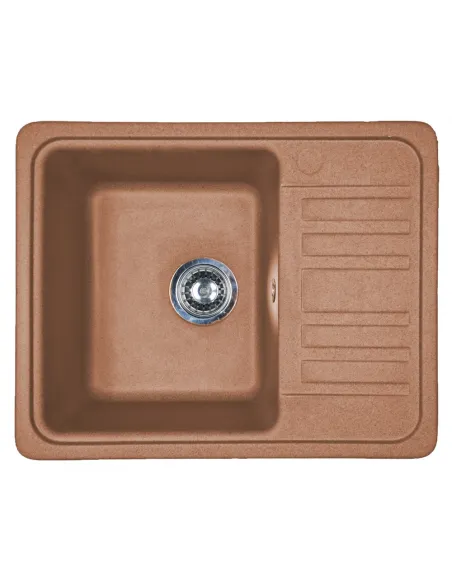Мойка для кухни из гранита Adamant Small Terracotta, 570х455х180 мм - 1