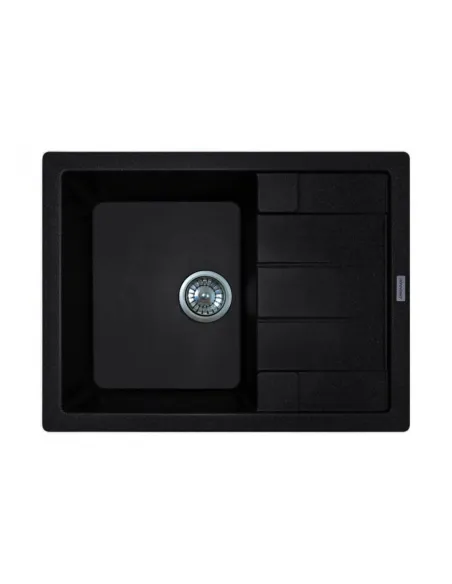 Мойка для кухни из гранита Adamant Anila антрацит, 645х495х200 мм - 1