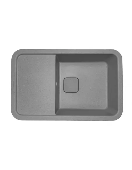 Мойка для кухни из гранита Adamant Existence светло-серая, 775х505х190 мм - 1