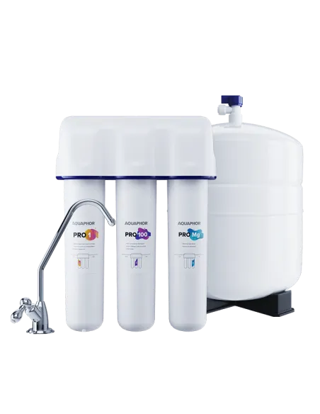 Фильтр обратного осмоса Аквафор Osmo Pro 100 с высокопроизводительной мембраной и накопительным баком 10 литров - 1