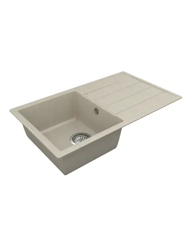 Мийка для кухні з граніту Vankor Easy EMP 02.76 Terra, 755х435х180 мм - 3