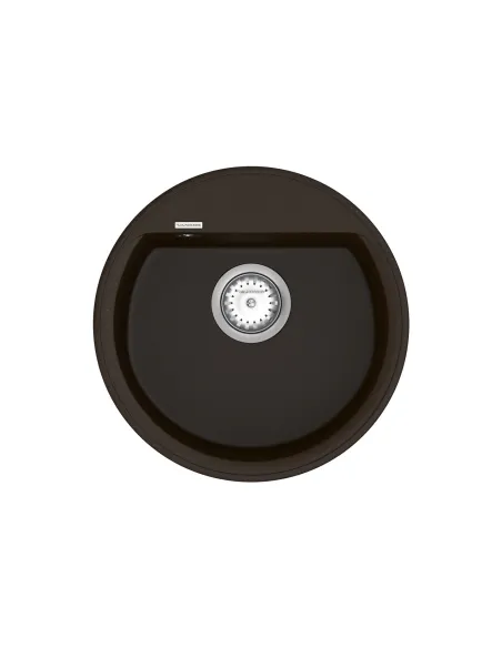 Мойка для кухни из гранита Vankor Easy EMR 01.45 Chocolate, 445х445х170 мм - 1