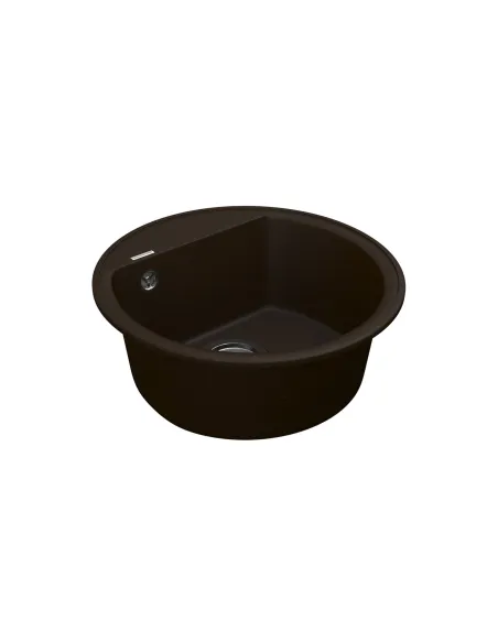 Мойка для кухни из гранита Vankor Easy EMR 01.45 Chocolate, 445х445х170 мм - 3