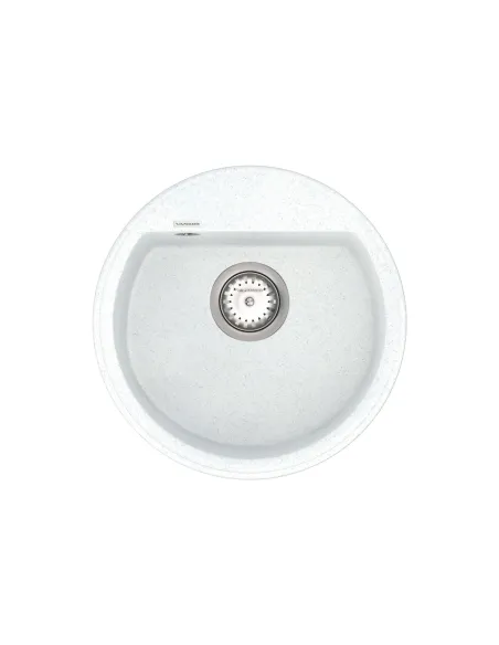 Мойка для кухни из гранита Vankor Easy EMR 01.45 White stone, 445х445х170 мм - 1