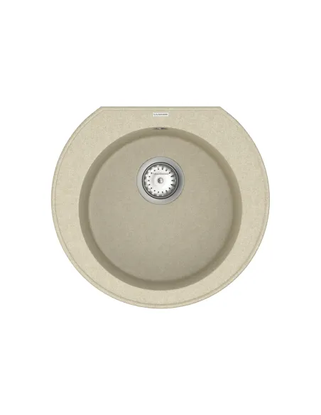 Мийка для кухні з граніту Vankor Kres KMR 01.52 Beige, 515х475х200 мм - 1