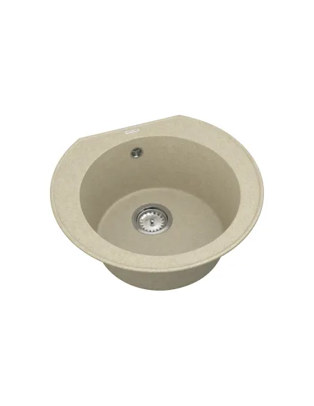 Мийка для кухні з граніту Vankor Kres KMR 01.52 Beige, 515х475х200 мм - 2
