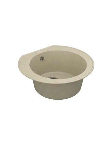Мийка для кухні з граніту Vankor Kres KMR 01.52 Beige, 515х475х200 мм - 3