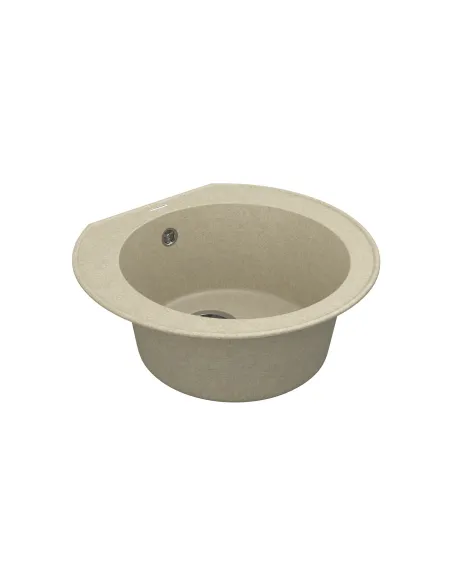 Мийка для кухні з граніту Vankor Kres KMR 01.52 Beige, 515х475х200 мм - 3