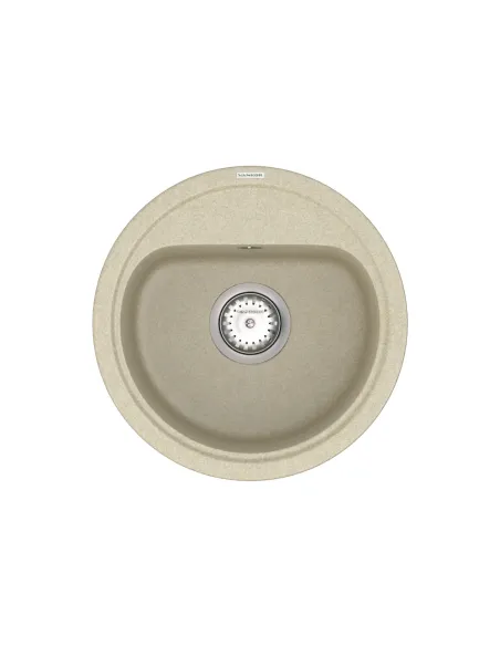 Мойка для кухни из гранита Vankor Lira LMR 01.44 Beige, 440х440х180 мм - 1 Мойка для кухни из гранита Vankor Lira LMR 01.44 Beige, 440х440х180 мм - 1