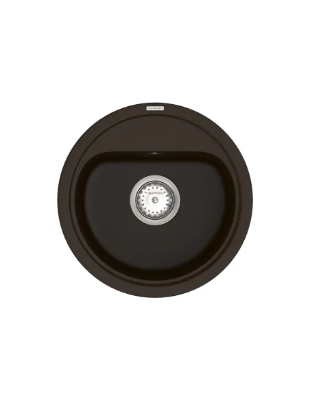 Мийка для кухні з граніту Vankor Lira LMR 01.44 Chocolate, 440х440х180 мм - 1