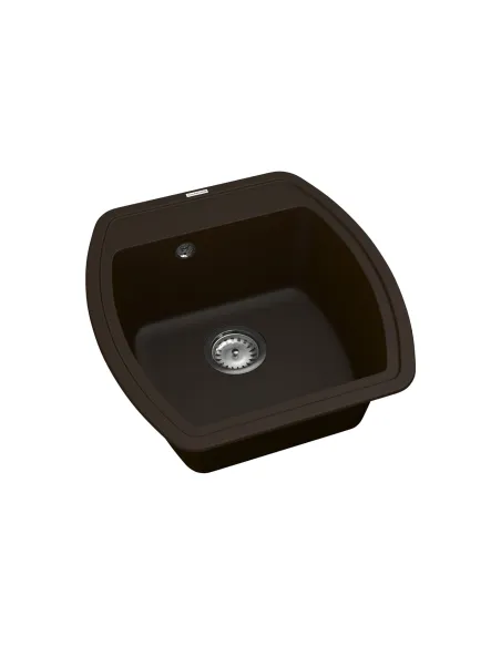 Мойка для кухни из гранита Vankor Norton NMP 01.48 Chocolate, 505х480х200 мм - 2