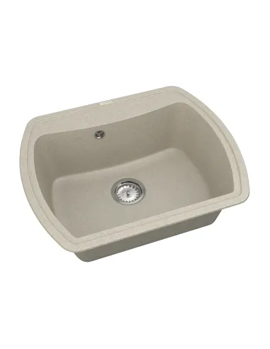 Мийка для кухні з граніту Vankor Norton NMP 01.63 Terra, 625х505х200 мм - 2