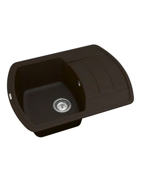 Мийка для кухні з граніту Vankor Norton NMP 02.67 Chocolate, 670х500х200 мм - 2