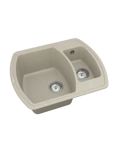 Мойка для кухни из гранита Vankor Norton NMP 03.63 Terra, 500х625х200 мм - 2