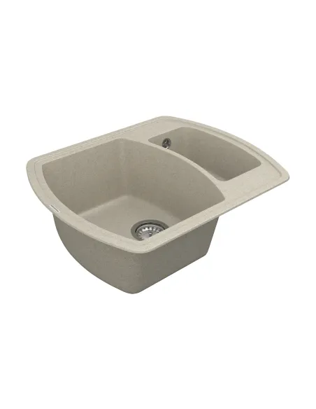 Мойка для кухни из гранита Vankor Norton NMP 03.63 Terra, 500х625х200 мм - 3