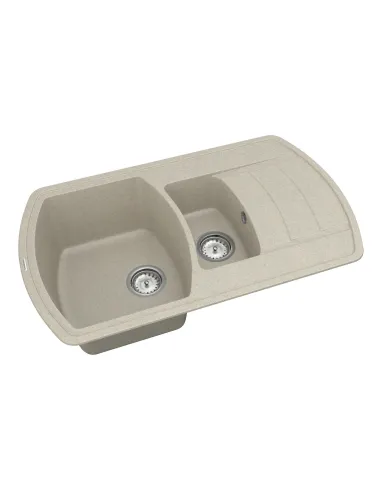 Мойка для кухни из гранита Vankor Norton NMP 04.86 Terra, 500х855х200 мм - 2