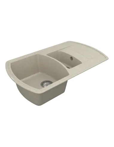 Мойка для кухни из гранита Vankor Norton NMP 04.86 Terra, 500х855х200 мм - 3