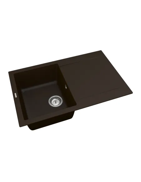 Мойка для кухни из гранита Vankor Orman OMP 02.78 Chocolate, 765х480х190 мм - 2