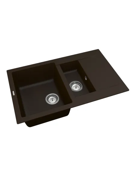 Мойка для кухни из гранита Vankor Orman OMP 04.80 Chocolate, 490х785х190 мм - 2 Мойка для кухни из гранита Vankor Orman OMP 04.80 Chocolate, 490х785х190 мм - 2